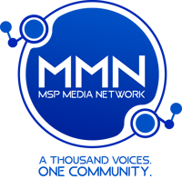 MSP Media Network Logo with tagline Dark